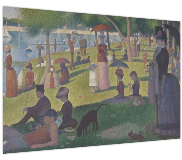 Obraz - Georges Seurat, A Sunday on La Grande Jatte, reprodukcia (90x60 cm)