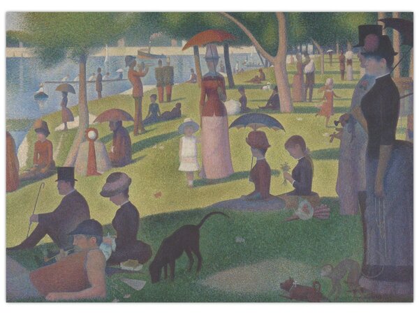 Obraz - Georges Seurat, A Sunday on La Grande Jatte, reprodukcia (70x50 cm)