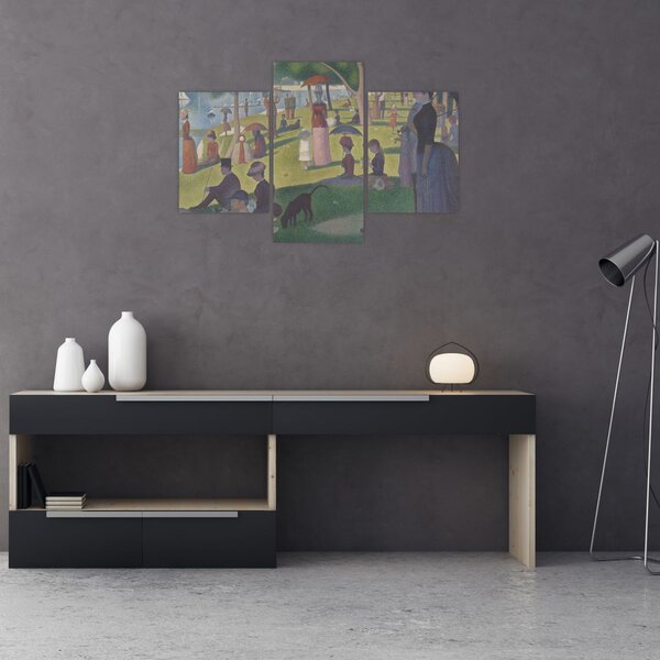 Obraz - Georges Seurat, A Sunday on La Grande Jatte, reprodukcia (90x60 cm)