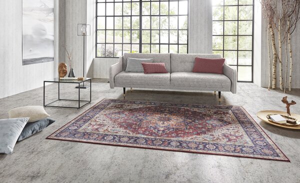 Hanse Home, Kusový koberec Asmar 104000 Plum/Red, 80x150, červená, chodba / predsieň