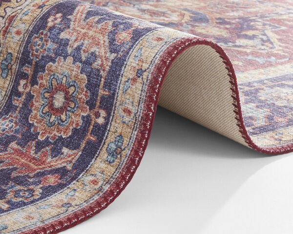 Hanse Home, Kusový koberec Asmar 104000 Plum/Red, 80x150, červená, chodba / predsieň