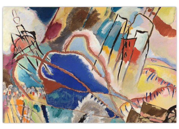 Obraz - Vasily Kandinsky, Improvisation No. 30 (Cannons), reprodukcia (90x60 cm)