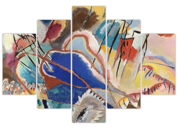 Obraz - Vasily Kandinsky, Improvisation No. 30 (Cannons), reprodukcia (150x105 cm)