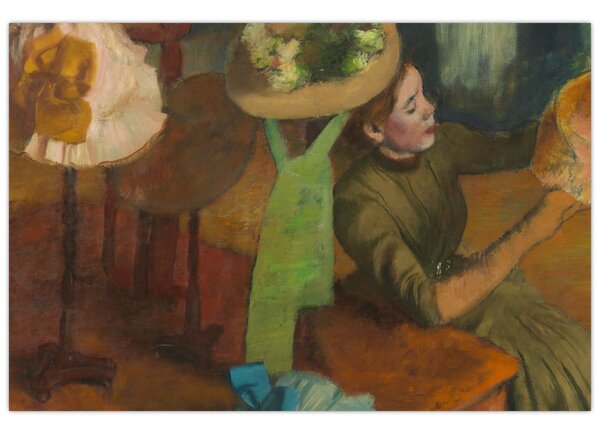 Obraz - Edgar Degas, The Millinery Shop, reprodukcia (90x60 cm)