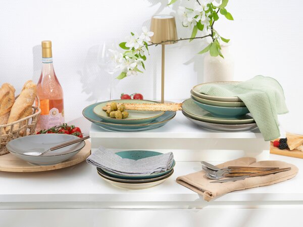 KOMBINOVANÝ SERVIS NATURE COLLECTION BUNT 12-dielne Creatable - Online Only bytové doplnky, Online Only