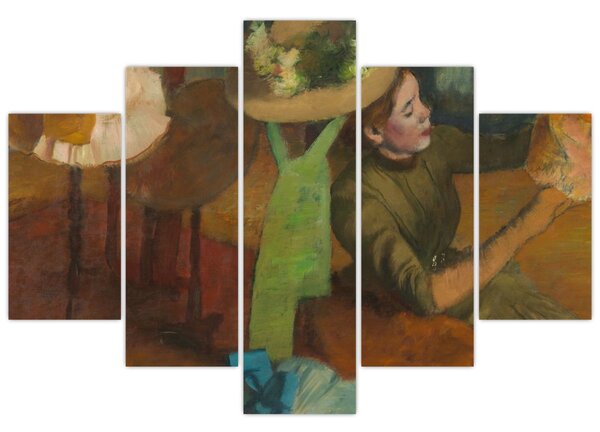Obraz - Edgar Degas, The Millinery Shop, reprodukcia (150x105 cm)