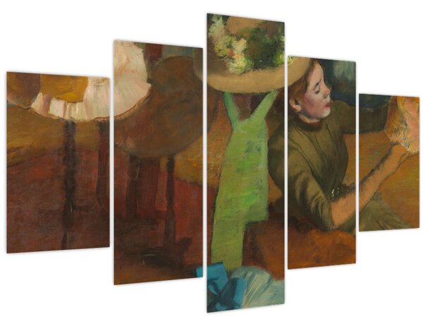 Obraz - Edgar Degas, The Millinery Shop, reprodukcia (150x105 cm)