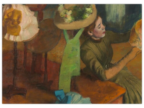 Obraz - Edgar Degas, The Millinery Shop, reprodukcia (70x50 cm)