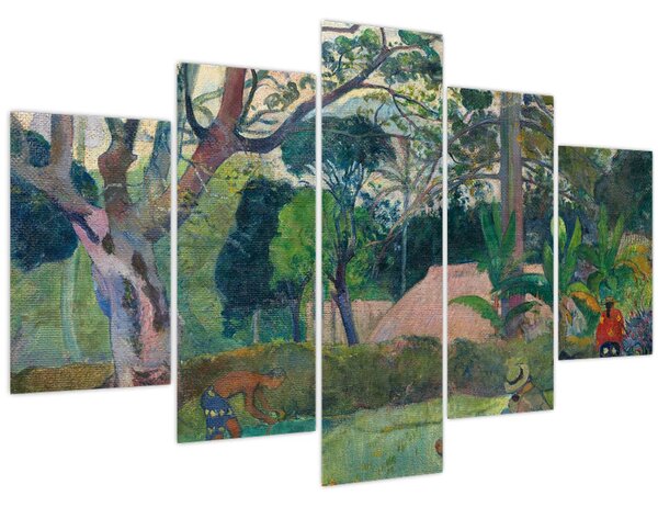 Obraz - Paul Gauguin, Te raau rahi (The Big Tree), reprodukcia (150x105 cm)