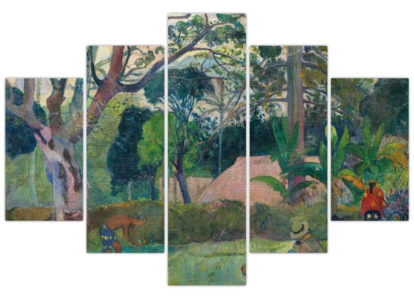 Obraz - Paul Gauguin, Te raau rahi (The Big Tree), reprodukcia (150x105 cm)