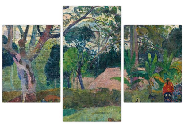 Obraz - Paul Gauguin, Te raau rahi (The Big Tree), reprodukcia (90x60 cm)