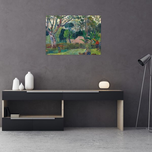 Obraz - Paul Gauguin, Te raau rahi (The Big Tree), reprodukcia (70x50 cm)