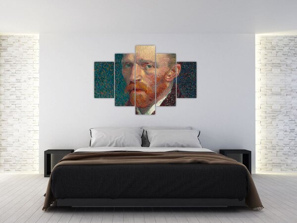 Obraz - Vincent van Gogh, Self-Portrait, reprodukcia (150x105 cm)