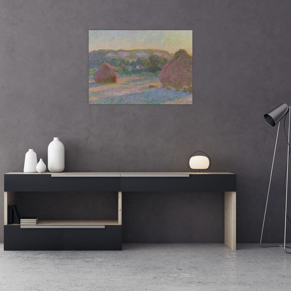 Obraz - Claude Monet, Stacks of Wheat (End of Summer) , reprodukcia (70x50 cm)