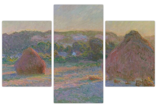 Obraz - Claude Monet, Stacks of Wheat (End of Summer) , reprodukcia (90x60 cm)