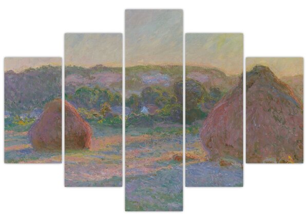 Obraz - Claude Monet, Stacks of Wheat (End of Summer) , reprodukcia (150x105 cm)