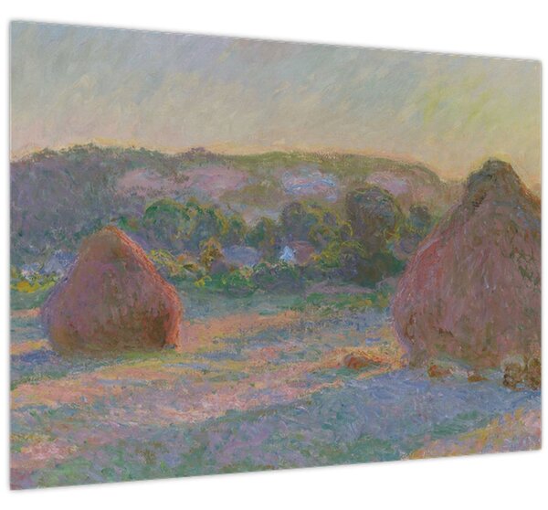 Obraz - Claude Monet, Stacks of Wheat (End of Summer) , reprodukcia (70x50 cm)