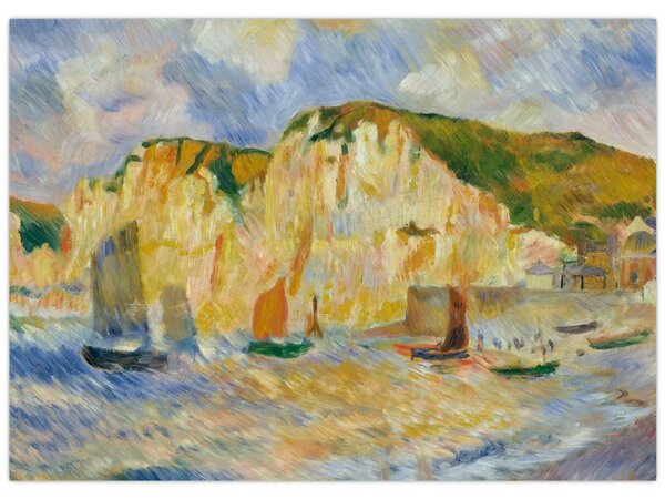 Obraz - Auguste Renoir, Sea and Cliffs, reprodukcia (70x50 cm)