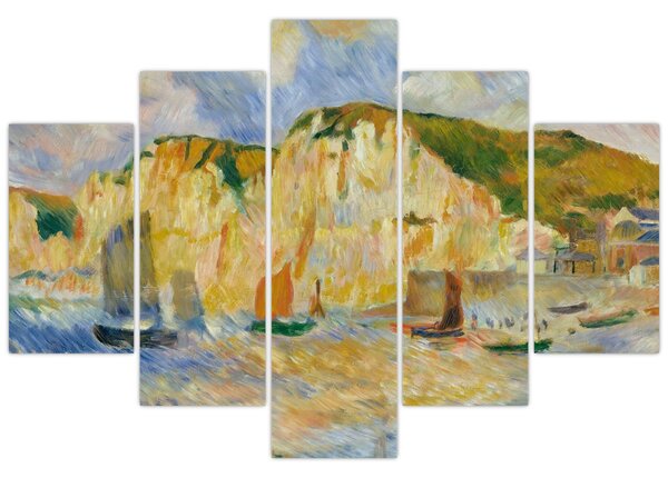Obraz - Auguste Renoir, Sea and Cliffs, reprodukcia (150x105 cm)