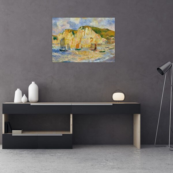 Obraz - Auguste Renoir, Sea and Cliffs, reprodukcia (70x50 cm)