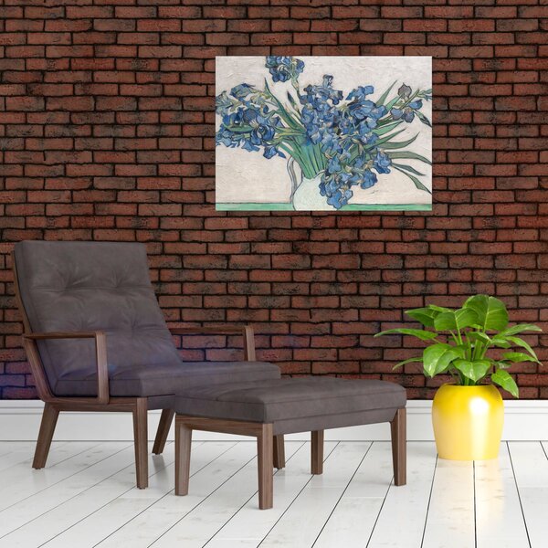 Obraz - Vincent van Gogh, Irises, reprodukcia (70x50 cm)