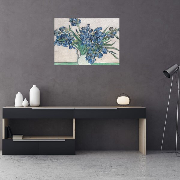 Obraz - Vincent van Gogh, Irises, reprodukcia (70x50 cm)