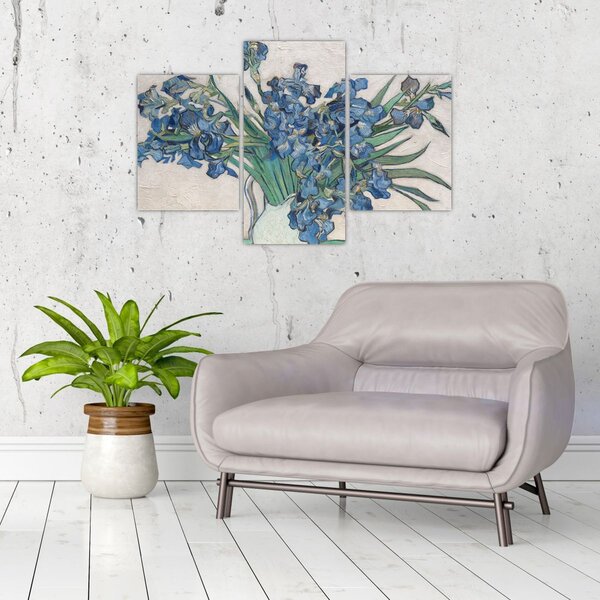 Obraz - Vincent van Gogh, Irises, reprodukcia (90x60 cm)