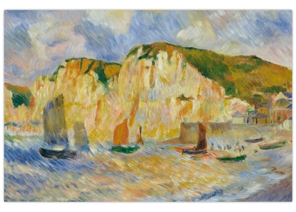 Obraz - Auguste Renoir, Sea and Cliffs, reprodukcia (90x60 cm)