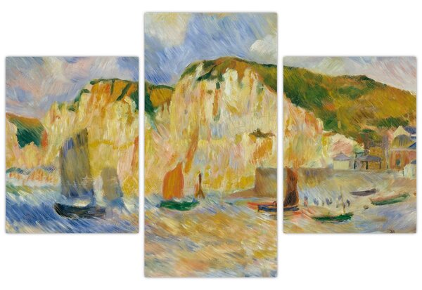 Obraz - Auguste Renoir, Sea and Cliffs, reprodukcia (90x60 cm)