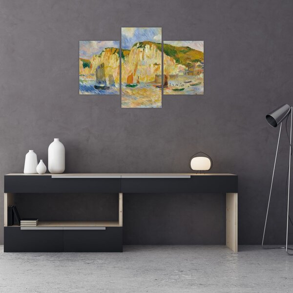 Obraz - Auguste Renoir, Sea and Cliffs, reprodukcia (90x60 cm)