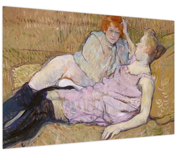 Obraz - Henri de Toulouse-Lautrec, The Sofa, reprodukcia (90x60 cm)