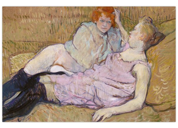 Obraz - Henri de Toulouse-Lautrec, The Sofa, reprodukcia (90x60 cm)