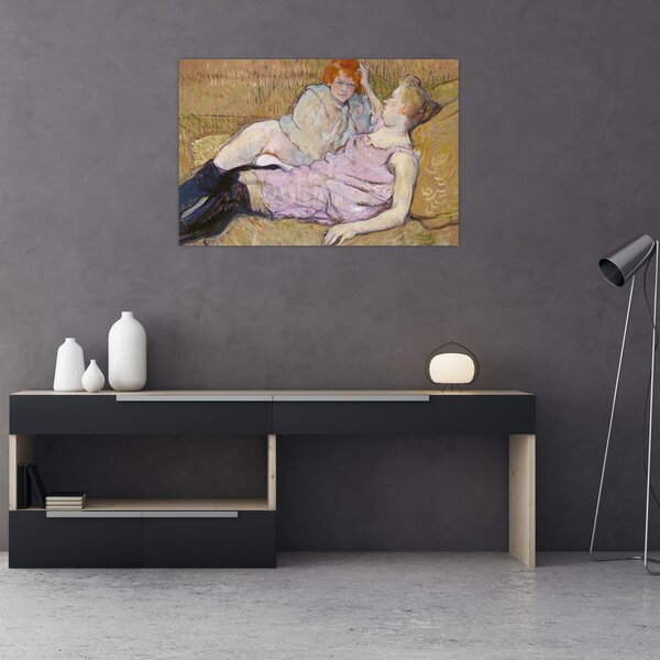 Obraz - Henri de Toulouse-Lautrec, The Sofa, reprodukcia (90x60 cm)