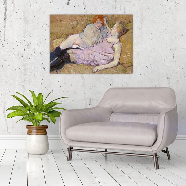 Obraz - Henri de Toulouse-Lautrec, The Sofa, reprodukcia (70x50 cm)