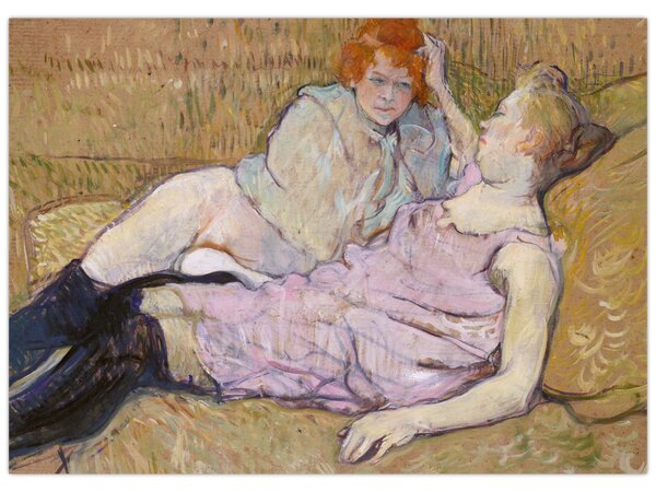 Obraz - Henri de Toulouse-Lautrec, The Sofa, reprodukcia (70x50 cm)