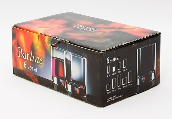 Crystalex poháre Barline 60 ml 6 ks