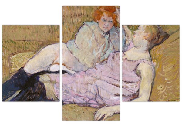Obraz - Henri de Toulouse-Lautrec, The Sofa, reprodukcia (90x60 cm)