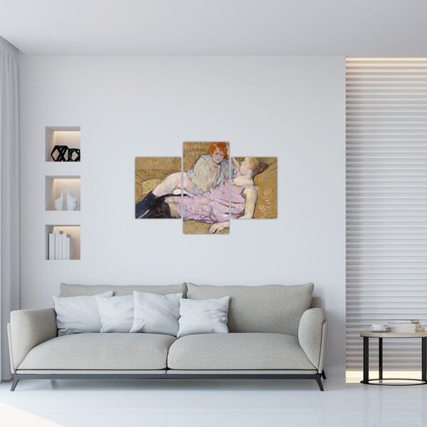 Obraz - Henri de Toulouse-Lautrec, The Sofa, reprodukcia (90x60 cm)