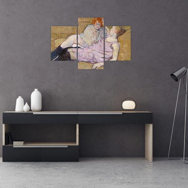 Obraz - Henri de Toulouse-Lautrec, The Sofa, reprodukcia (90x60 cm)