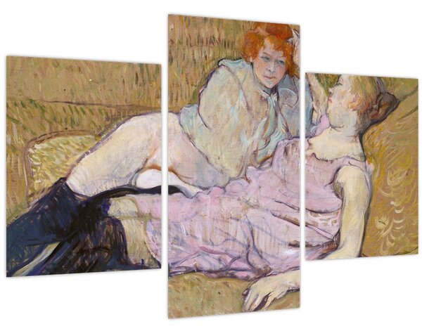 Obraz - Henri de Toulouse-Lautrec, The Sofa, reprodukcia (90x60 cm)