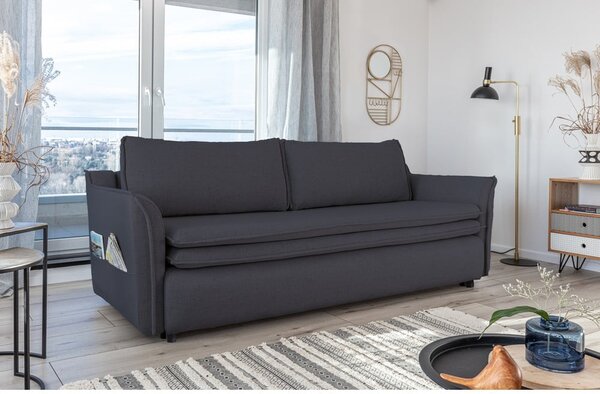 Antracitovosivá rozkladacia pohovka Miuform Charming Charlie