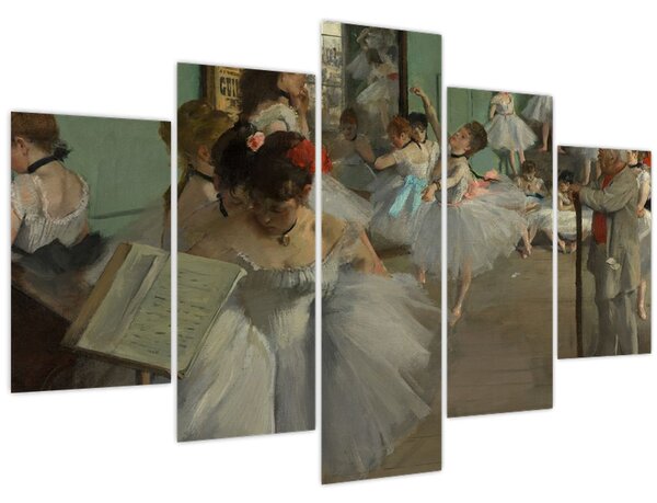 Obraz - Edgar Degas, The Dance Class, reprodukcia (150x105 cm)