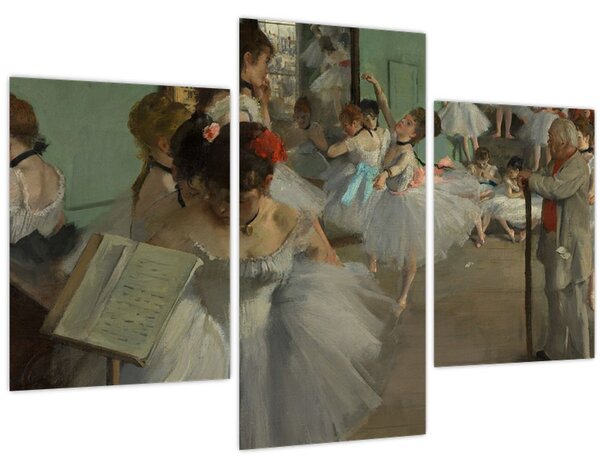 Obraz - Edgar Degas, The Dance Class, reprodukcia (90x60 cm)