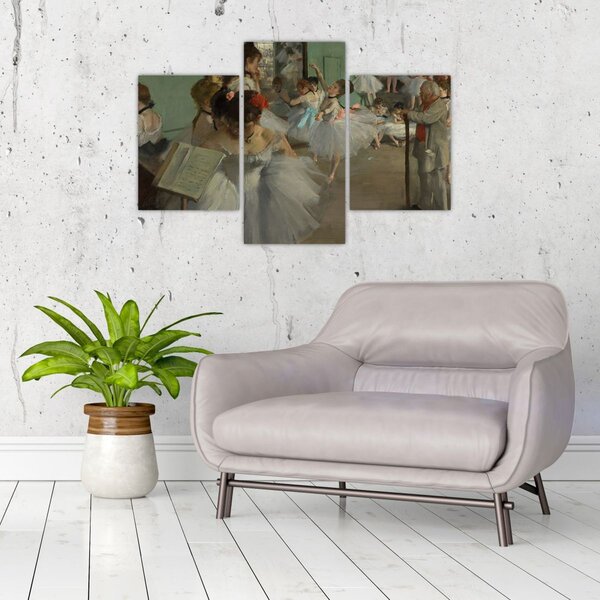 Obraz - Edgar Degas, The Dance Class, reprodukcia (90x60 cm)