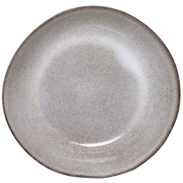 Hlboký keramický tanier Sandrine Light Grey