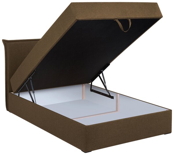 AMERICKÁ POSTEĽ, 120/200 cm, hnedá MID.YOU - Online Only spálne, Online Only