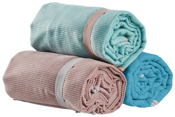 PLÁŽOVÁ OSUŠKA, 90/180 cm, mätovozelená Esposa - Kúpeľňový textil