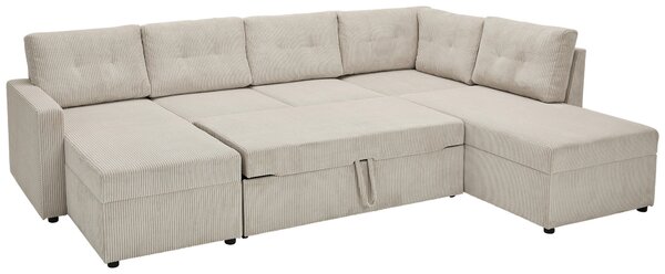SEDACIA SÚPRAVA, textil, prírodná farba Carryhome - Sedačky