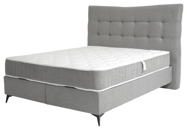 AMERICKÁ POSTEĽ, 180/200 cm, svetlosivá Hom`in - Postele