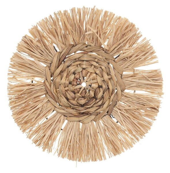Dekorácia na stenu z rafie Raffia (fi) 36 cm + 30 cm + 25 cm sada 3ks